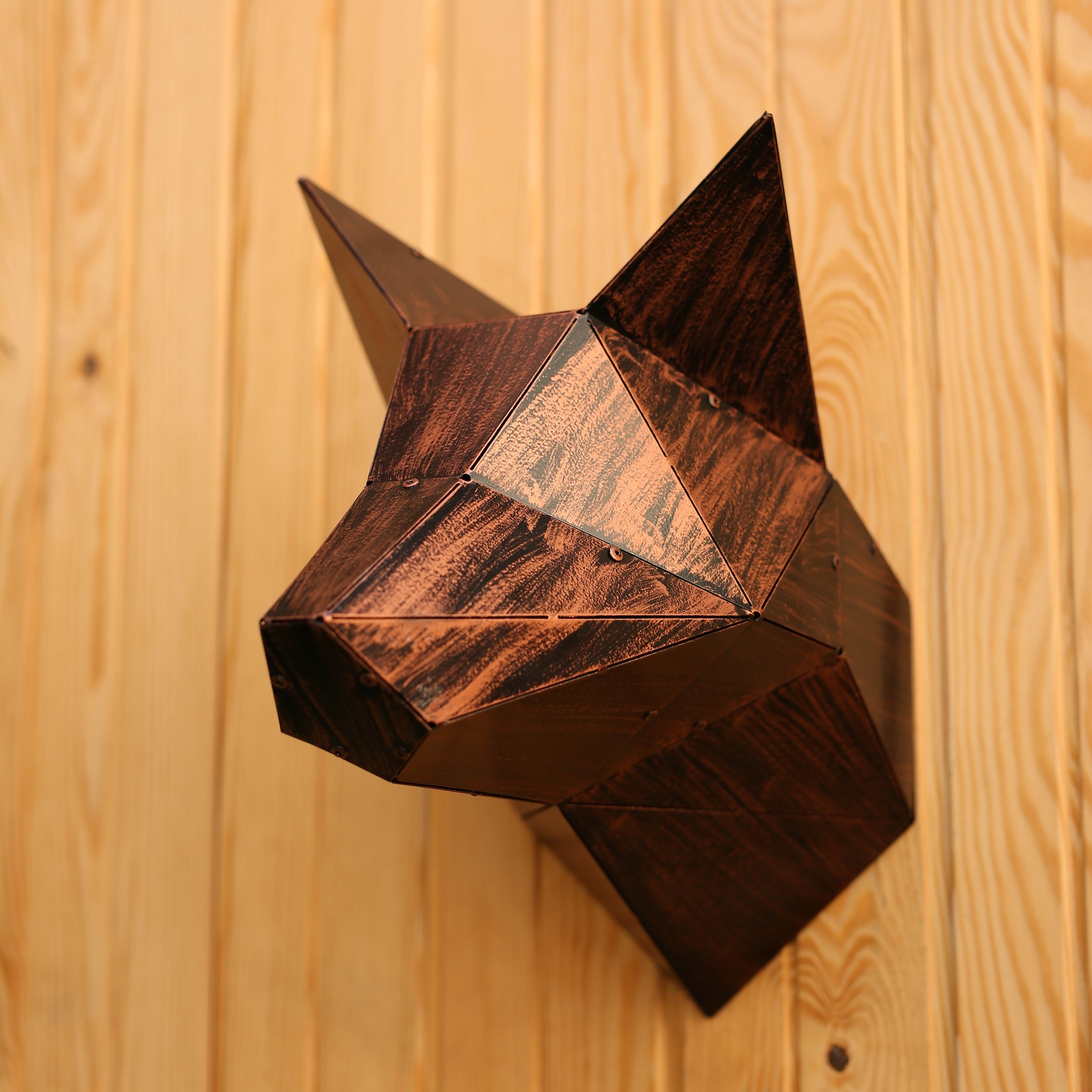3D Geometric Wall Art of Fox