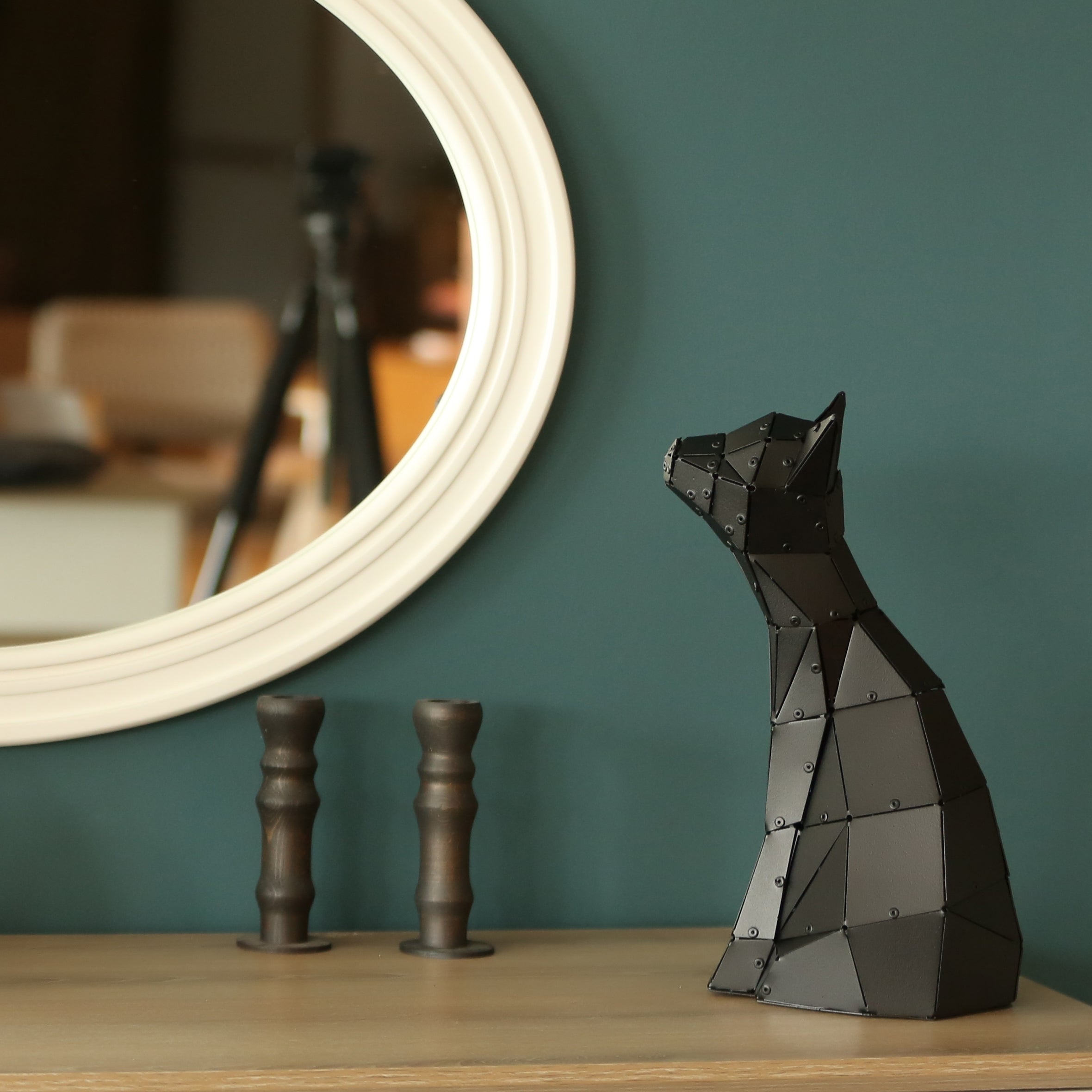 3D Geometric Art of Cat