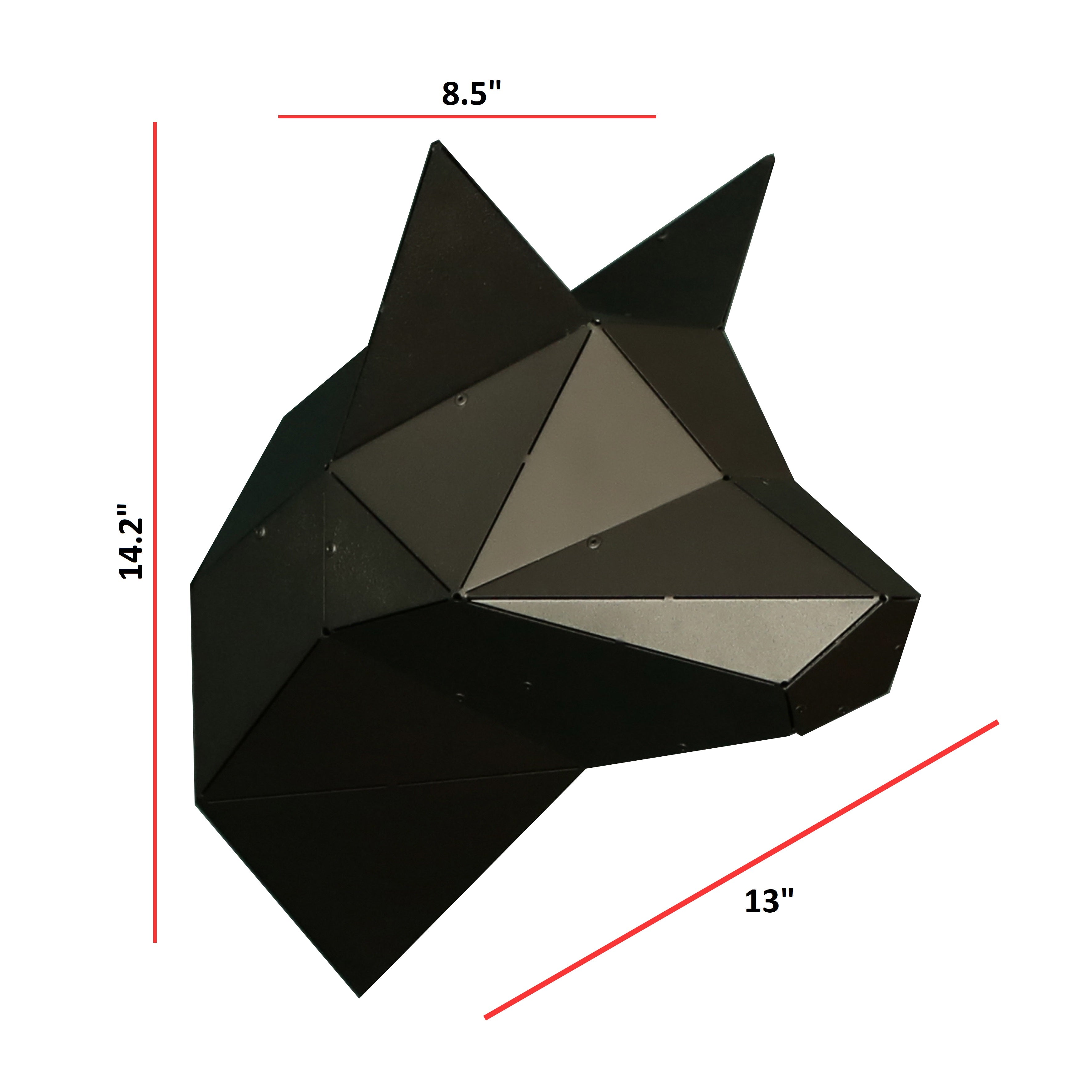 3D Geometric Wall Art of Fox