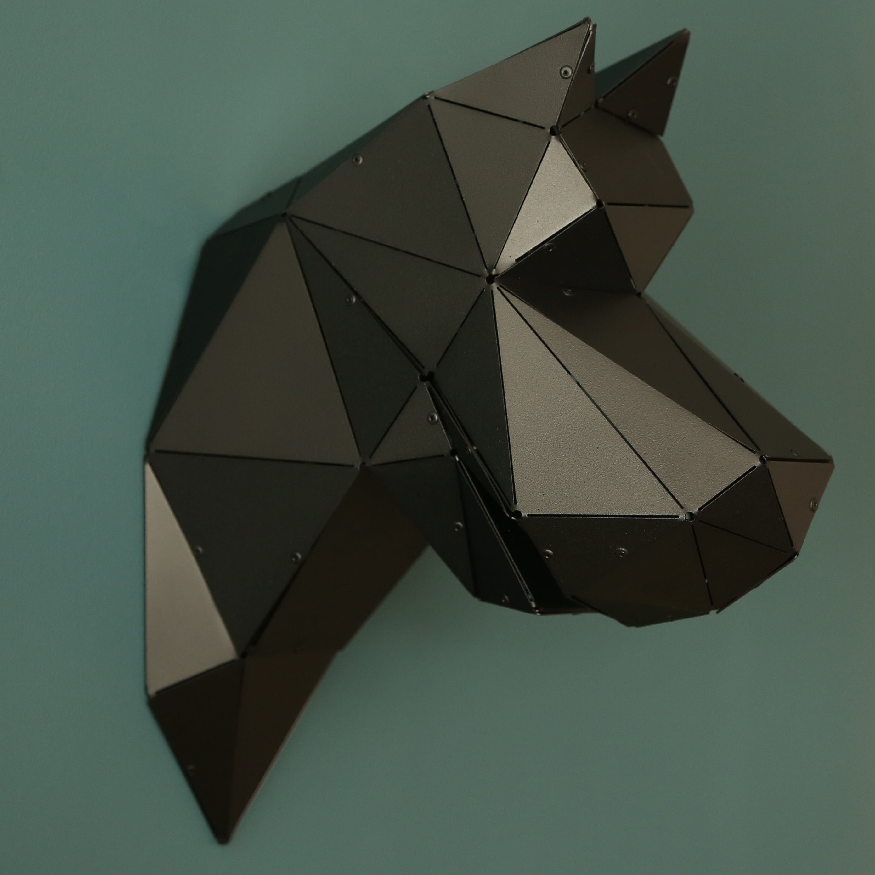 3D Geometric Wall Art of Dog Breed Great Dane
